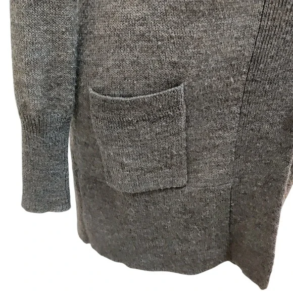 J. Crew Alpaca Blend Cardigan Sweater‎ Open Front Beige Brown Cozy Layering - M - Picture 6 of 9